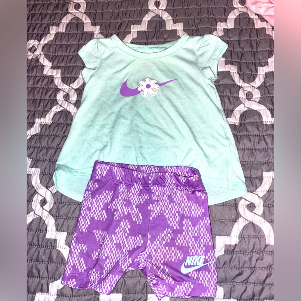 Nike shirt and short set